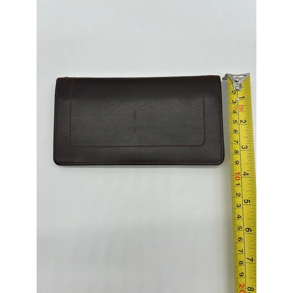 Silver Creek Classics Men's Brown Leather Rodeo Wallet w/Buffalo Nickle Concho